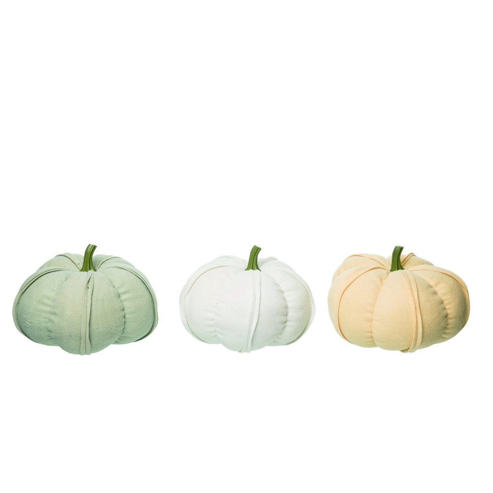 Sm. Plush Autumn Pumpkin - 1 Pce. - Min. 3 Asst. - H9388