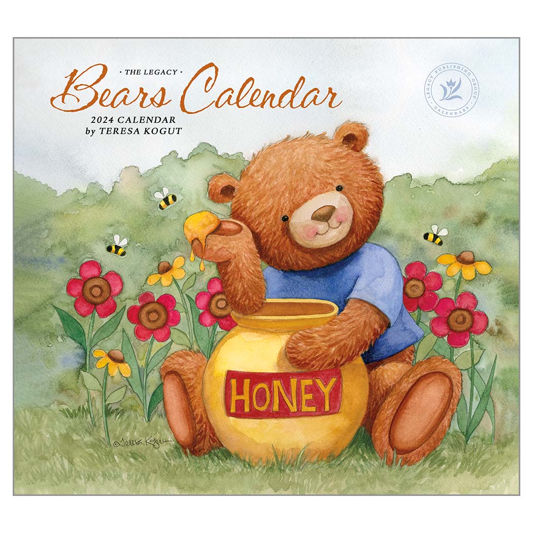 Bears 2024 Calendar WCA83155 Dublin Design