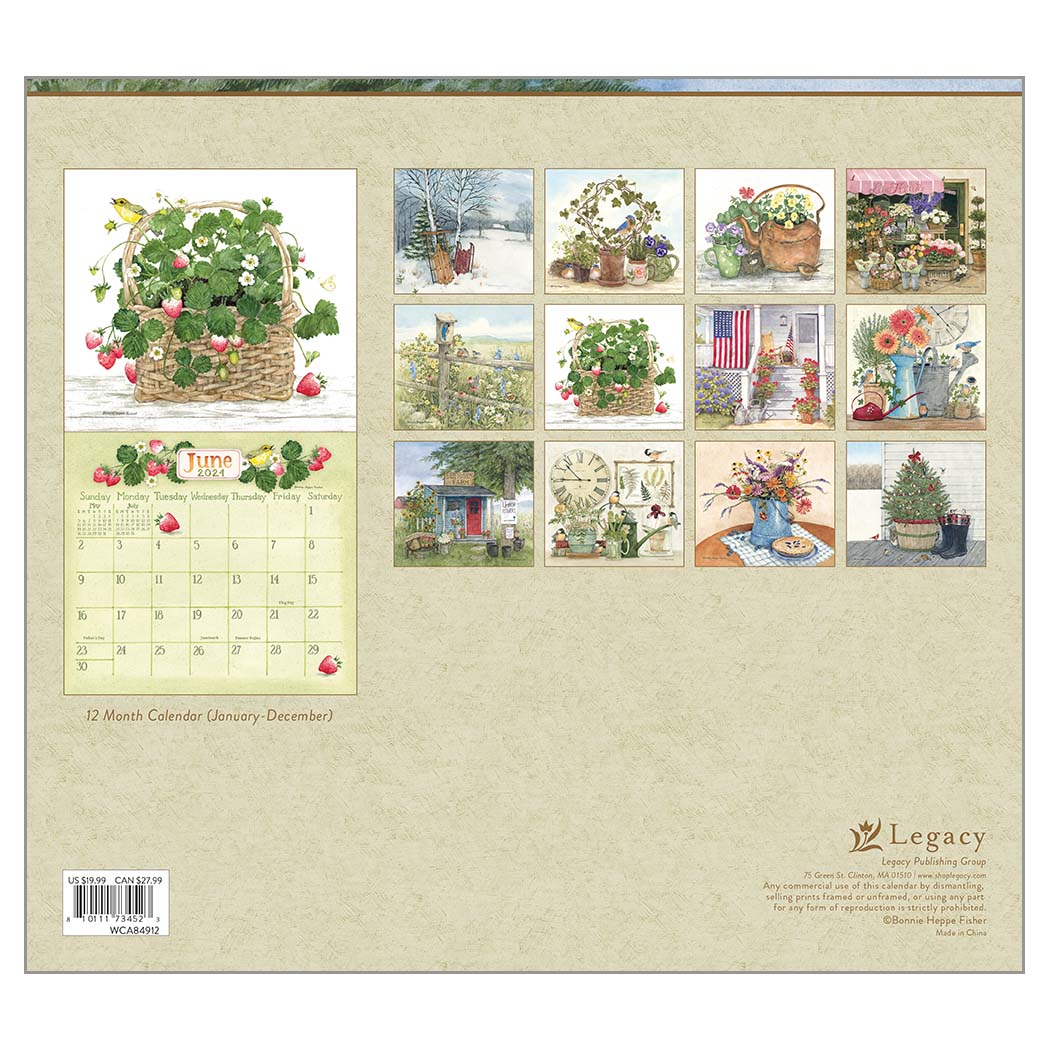 Garden Path 2024 Calendar WCA84912 Dublin Design   WCA84912 IMG3 