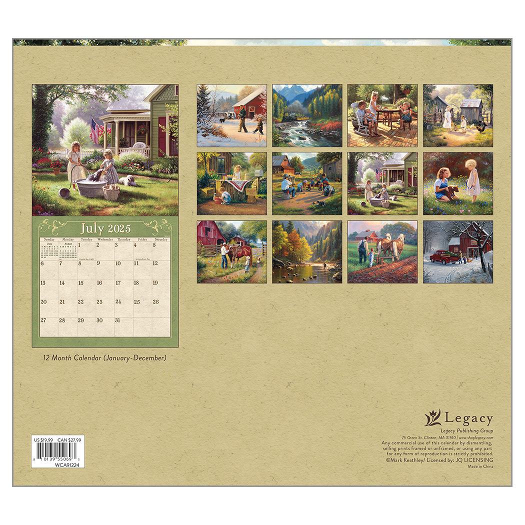 Hometown 2025 Calendar WCA91224 Dublin Design