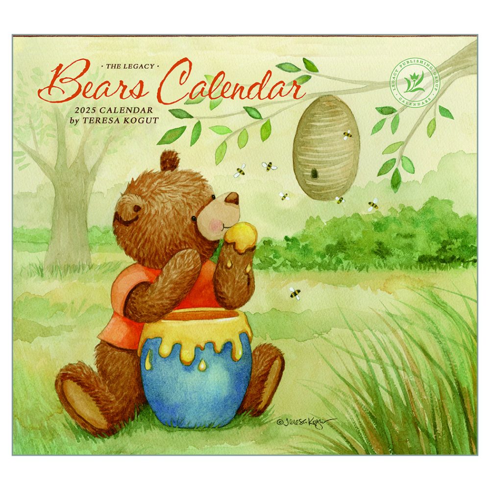 Bears 2025 Calendar WCA92775 Dublin Design