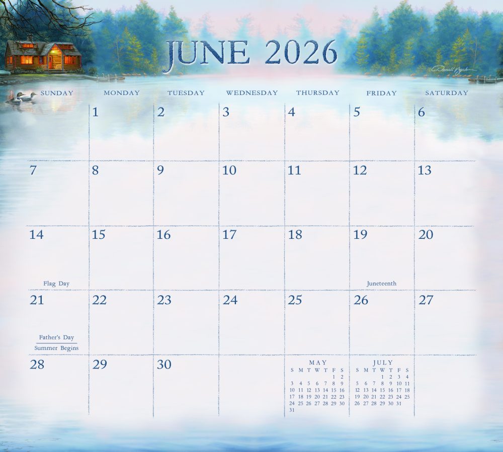 Cabin View - 2026 Legacy Calendar - WCA100228 - Image 2