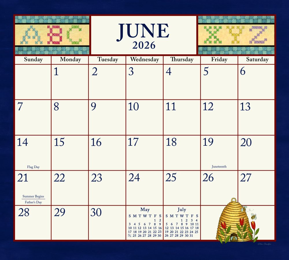 Sampler - 2026 Legacy Calendar - WCA100783 - Image 3