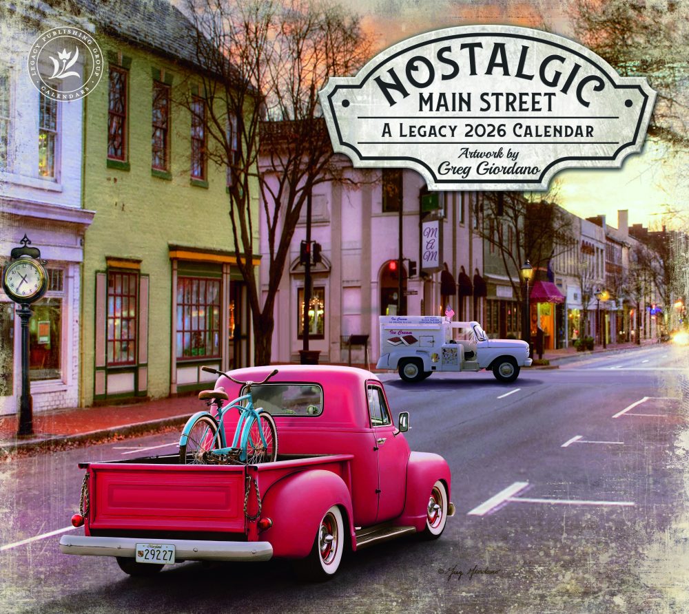 Nostalgic Main Street - 2026 Legacy Calendar - WCA101110