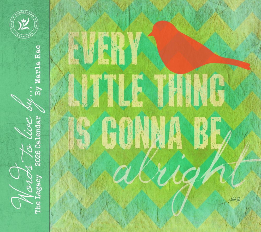 Words to Live By - 2026 Legacy Calendar - WCA101145 - PREORDER ONLY