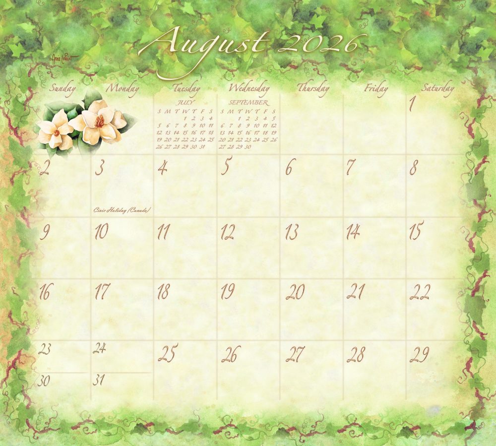 Graceful Garden - 2026 Legacy Calendar - WCA101354 - Image 3