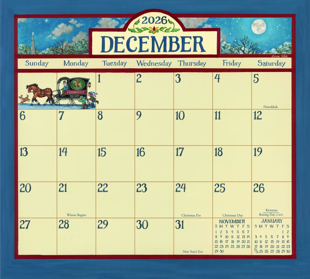 Bonnie White Folk Art - 2026 Legacy Calendar - WCA102567 - Image 2