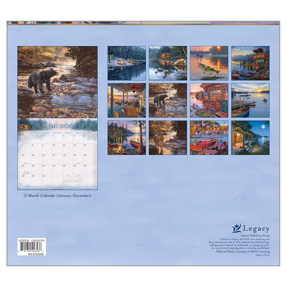 Cabin View - 2026 Legacy Calendar - WCA100228 - PREORDER ONLY - Image 4