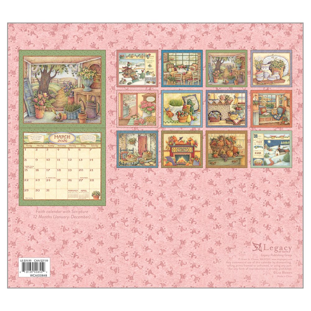 Faithful Moments - 2026 Legacy Calendar - WCA100848 - PREORDER ONLY - Image 4