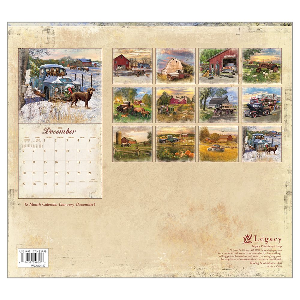 Heartland - 2026 Legacy Calendar - WCA101127 - PREORDER ONLY - Image 4