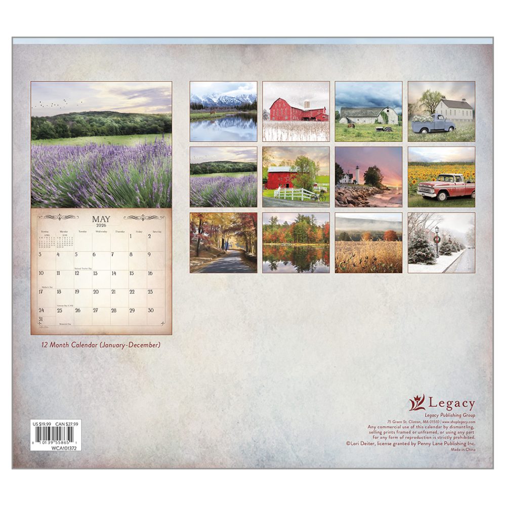 Land That I Love - 2026 Legacy Calendar - WCA101372 - PREORDER ONLY - Image 4