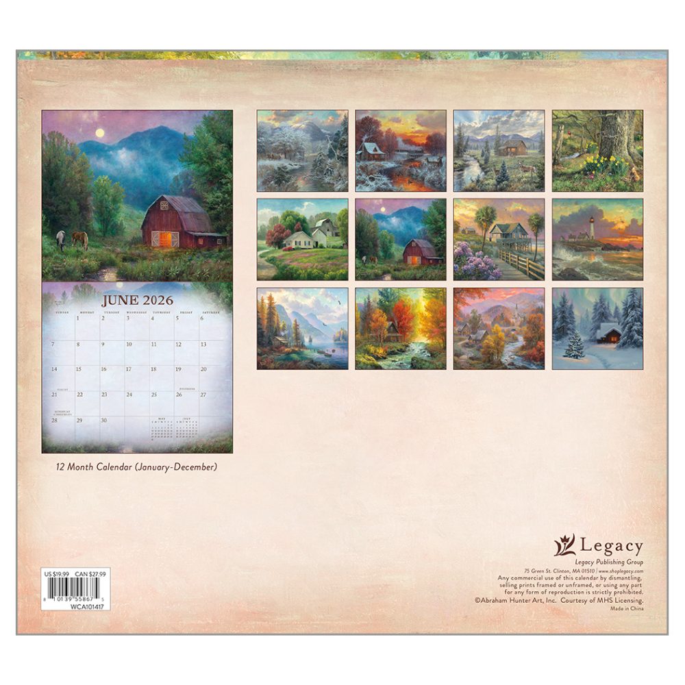 Four Seasons - 2026 Legacy Calendar - WCA101417 - PREORDER ONLY - Image 4