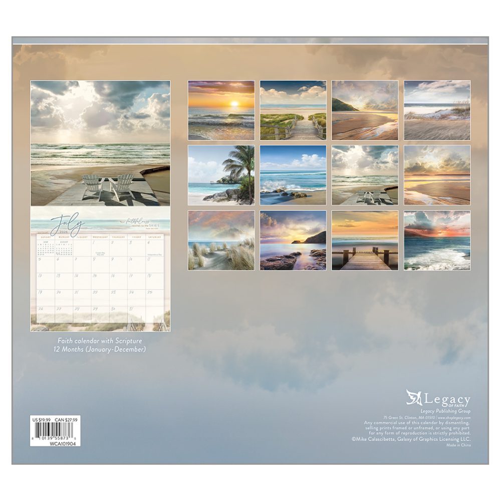 Seaside Serenity - 2026 Legacy Calendar - WCA101904 - Image 4