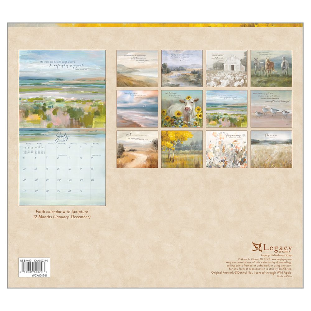 Light Gently Falling - 2026 Legacy Calendar - WCA101941 - PREORDER ONLY - Image 4