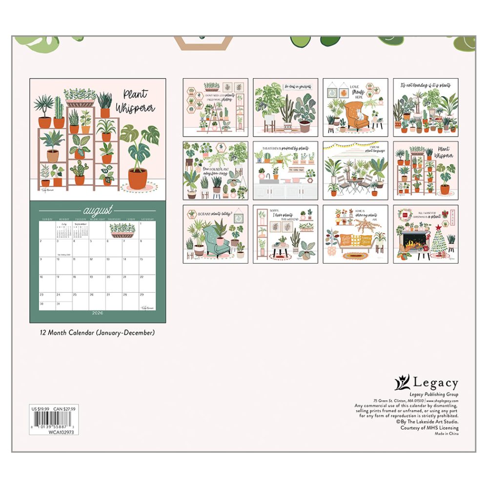 Plant Lady - 2026 Legacy Calendar - WCA102973 - PREORDER ONLY - Image 2