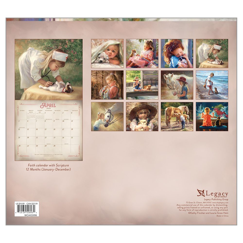 Little Lessons In Love - 2026 Legacy Calendar - WCA103198 - PREORDER ONLY - Image 2