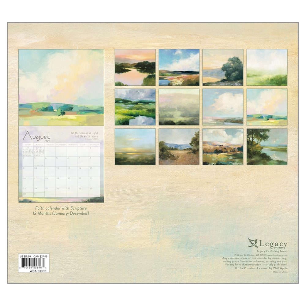 Hopeful Horizons - 2026 Legacy Calendar - WCA103300 - PREORDER ONLY - Image 2