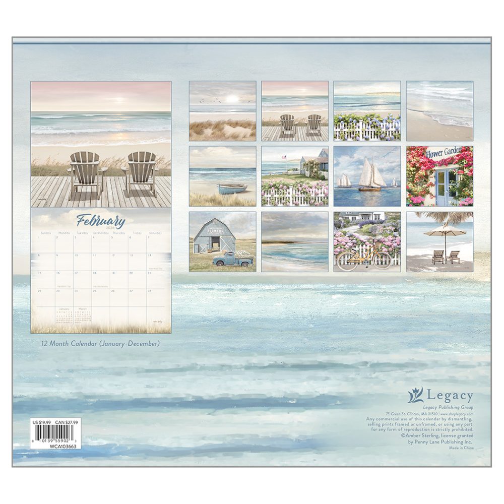 The Shore - 2026 Legacy Calendar - WCA103663 - PREORDER ONLY - Image 2