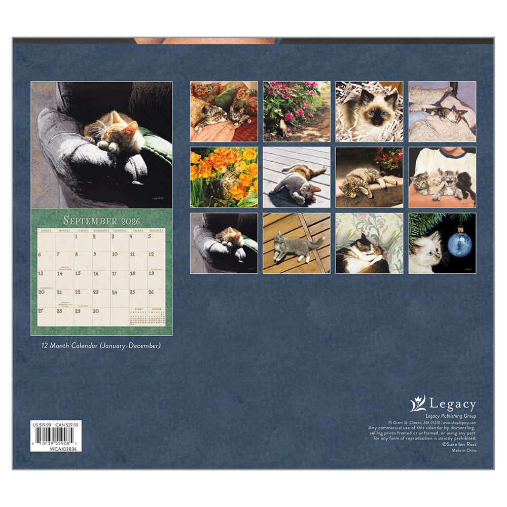 Kittens - 2026 Legacy Calendar - WCA103836 - PREORDER ONLY - Image 2