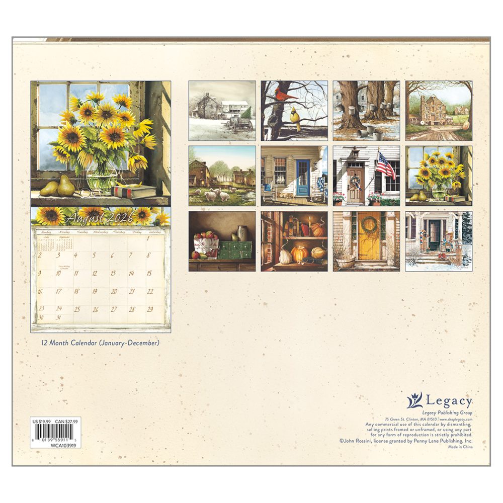 Life Itself - 2026 Legacy Calendar - WCA103919 - PREORDER ONLY - Image 2