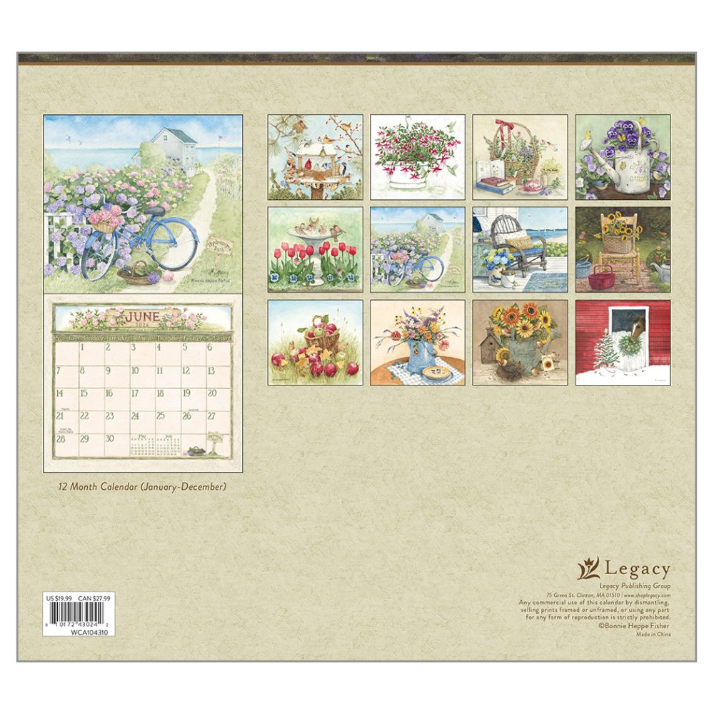 Garden Path - 2026 Legacy Calendar - WCA104310  - PREORDER ONLY - Image 2