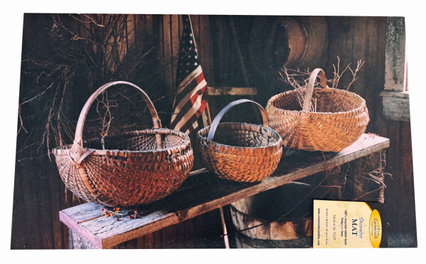 Floor Mat - Flag in Basket - FMIH180 *American Flag*