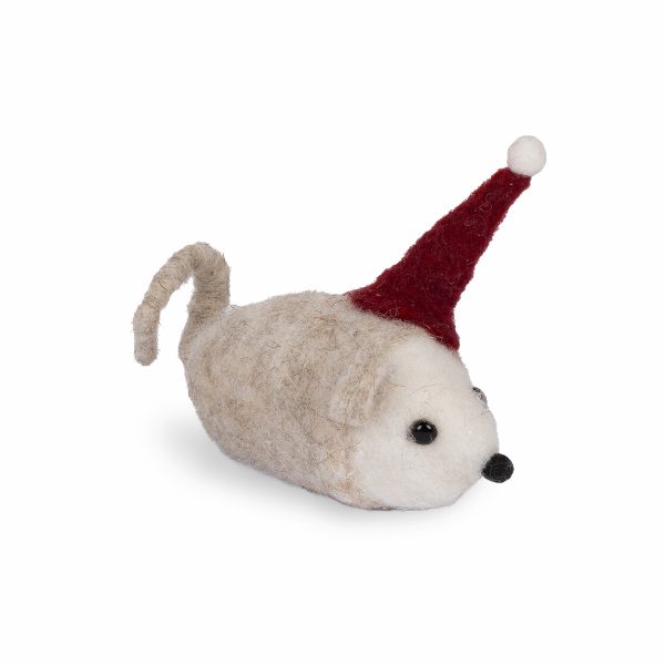 Felt Santa Mouse - BB248-61646